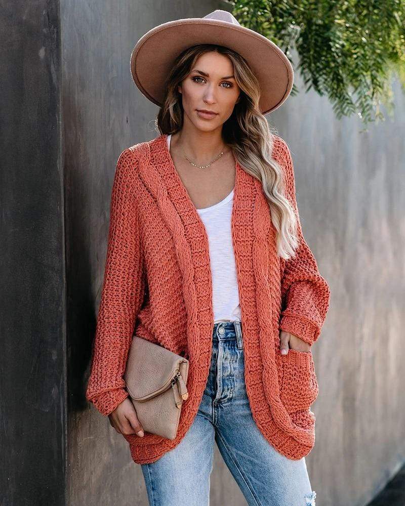 Boho Knit Cardigan with Pockets