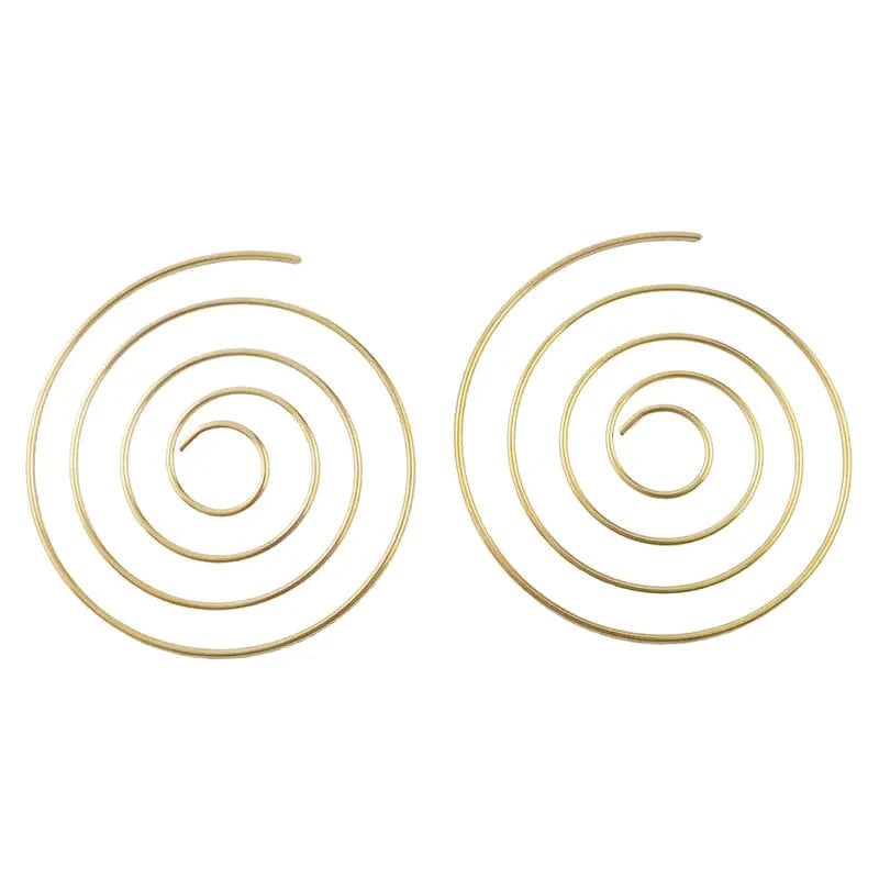 Spiral Hoop Earrings