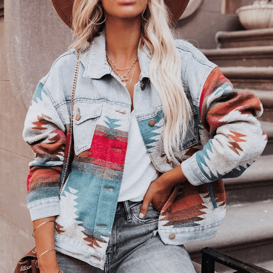 Boho Denim Jacket