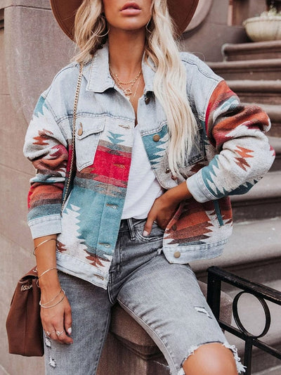 Boho Denim Jacket