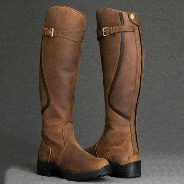 Knee High Fashion Leather Boots