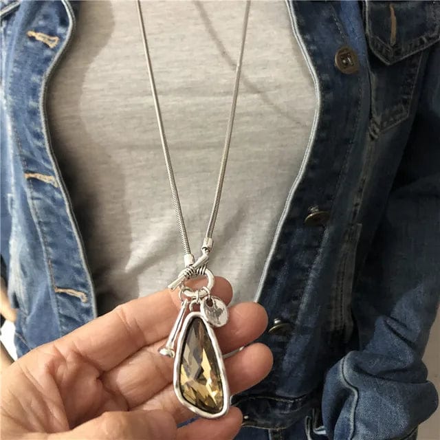 Crystal Pendant Necklace