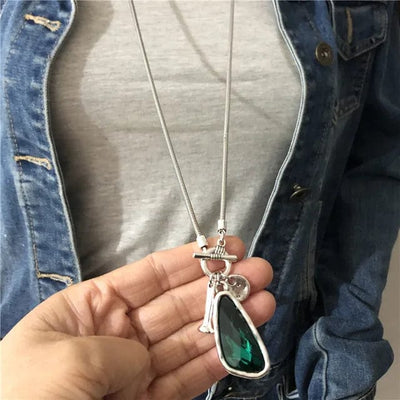 Crystal Pendant Necklace