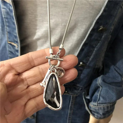 Crystal Pendant Necklace