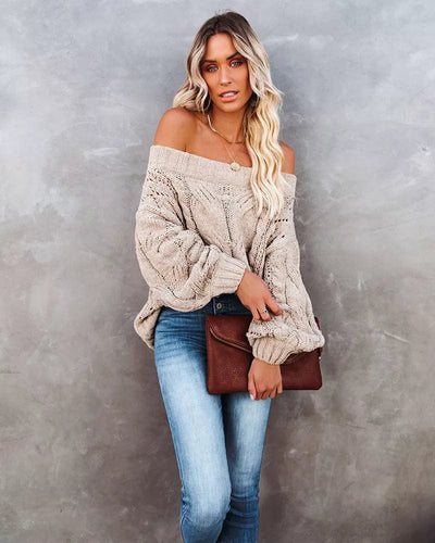 Sexy Off Shoulder Sweater