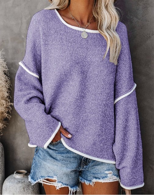 Bohemian Oversized Casual Pullover Sweater