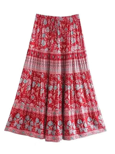 Boho Inspired Floral Skirt